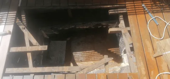 Confección de una tapa en una tarima exterior en Martorell